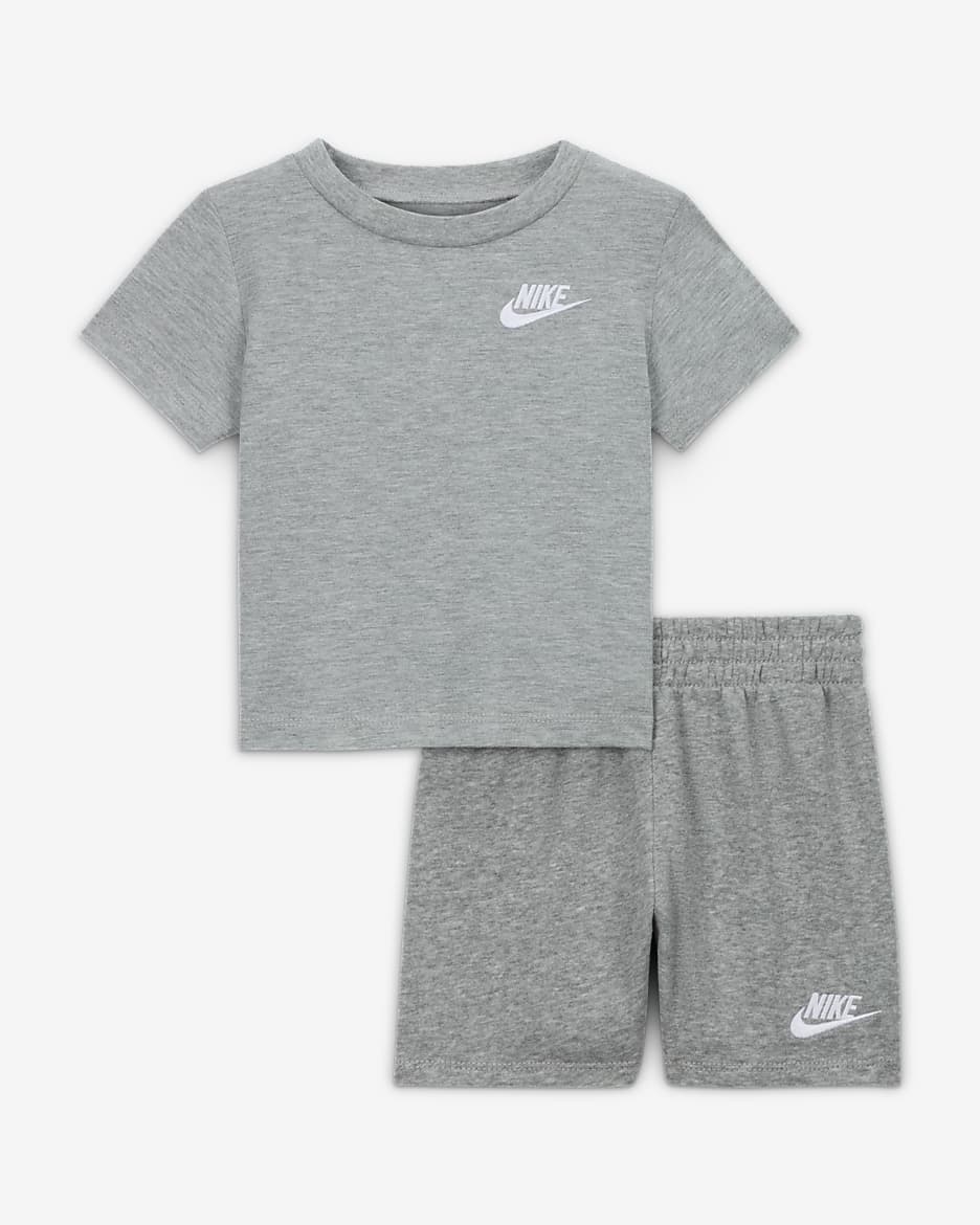 Grey nike orders tube and shorts set